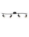 Lucide CARO Sufitowa Reflektorowa GU10 4x5W Czarny 13955/04/30