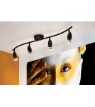 Lampy sufitowe reflektory - Lucide CARO Sufitowa Reflektorowa GU10 4x5W Czarny 13955/04/30 - produkt 3