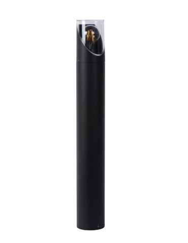 Lucide NORMAN Zewnętrzna Słupek E27 1x15W IP65 Czarny/Transparentny 15806/65/30 - produkt 2