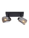 Lucide ALION Sufitowa Reflektorowa E14 2x25W Czarny/Szary 17999/02/30