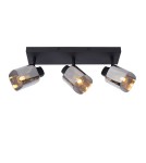 Lampy sufitowe - Lucide ALION Sufitowa Reflektorowa E14 3x25W Czarny/Szary 17999/03/30 - product 1