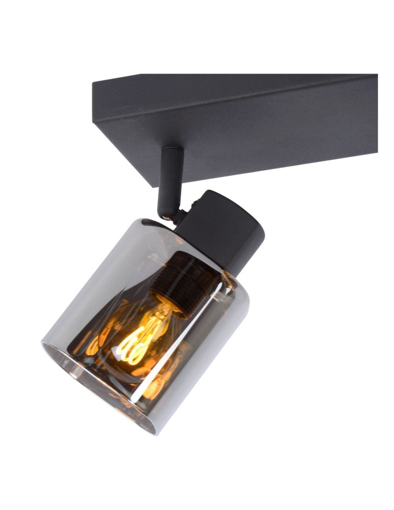 Lucide ALION Sufitowa Reflektorowa E14 3x25W Czarny/Szary 17999/03/30