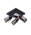 Lampy sufitowe - Lucide ALION Sufitowa Reflektorowa E14 4x25W Czarny/Szary 17999/14/30 - product 2