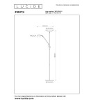 Lampy podłogowe LED - Lucide ZENITH Podłogowa LED 1x20W 3000K Złoty Matowy/Mosiądz 19791/24/02 - produkt 13