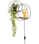 Kinkiety - Lucide CIRCLE Ścienna E27 1x40W Czarny/Złoty Matowy/Mosiądz 21225/01/30 - produkt 1