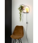 Kinkiety - Lucide CIRCLE Ścienna E27 1x40W Czarny/Złoty Matowy/Mosiądz 21225/01/30 - produkt 3