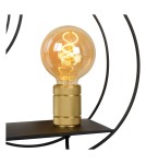 Kinkiety - Lucide CIRCLE Ścienna E27 1x40W Czarny/Złoty Matowy/Mosiądz 21225/01/30 - produkt 4