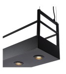 Lampy wiszące - Lucide MIRAVELLE Wisząca GU10 6x40W Czarny 21427/06/30 - produkt 7
