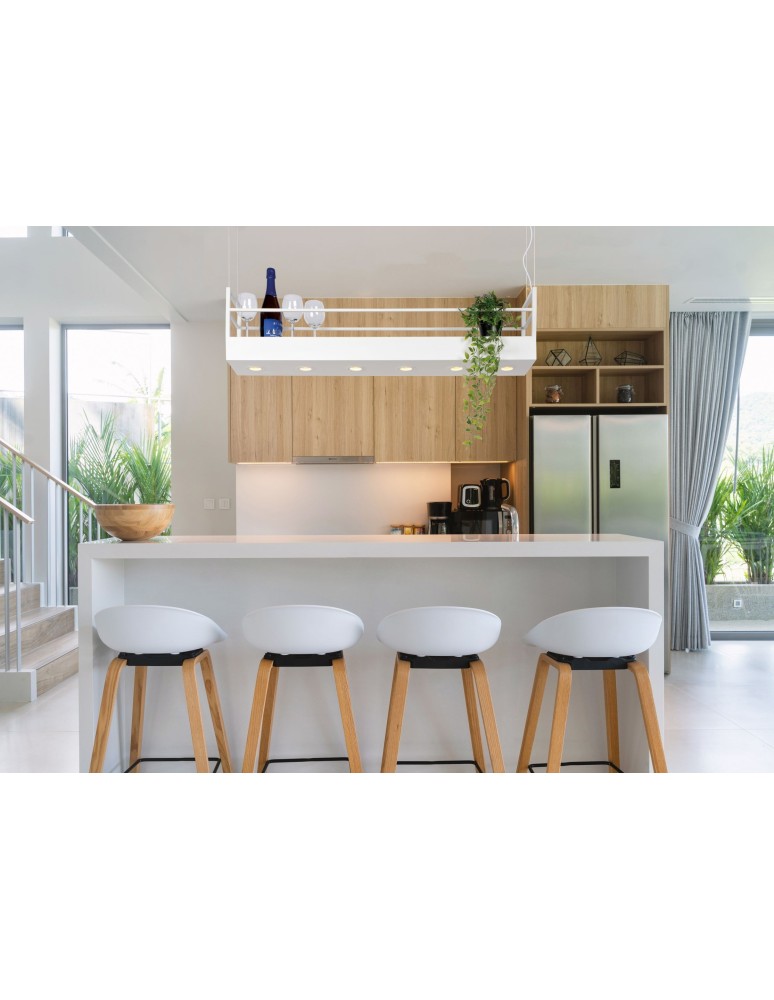 Lucide MIRAVELLE Wisząca GU10 6x40W Biały 21427/06/31