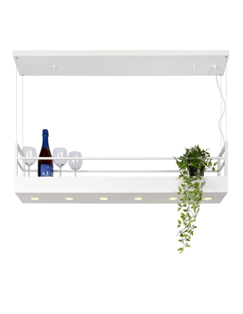Lucide MIRAVELLE Wisząca GU10 6x40W Biały 21427/06/31
