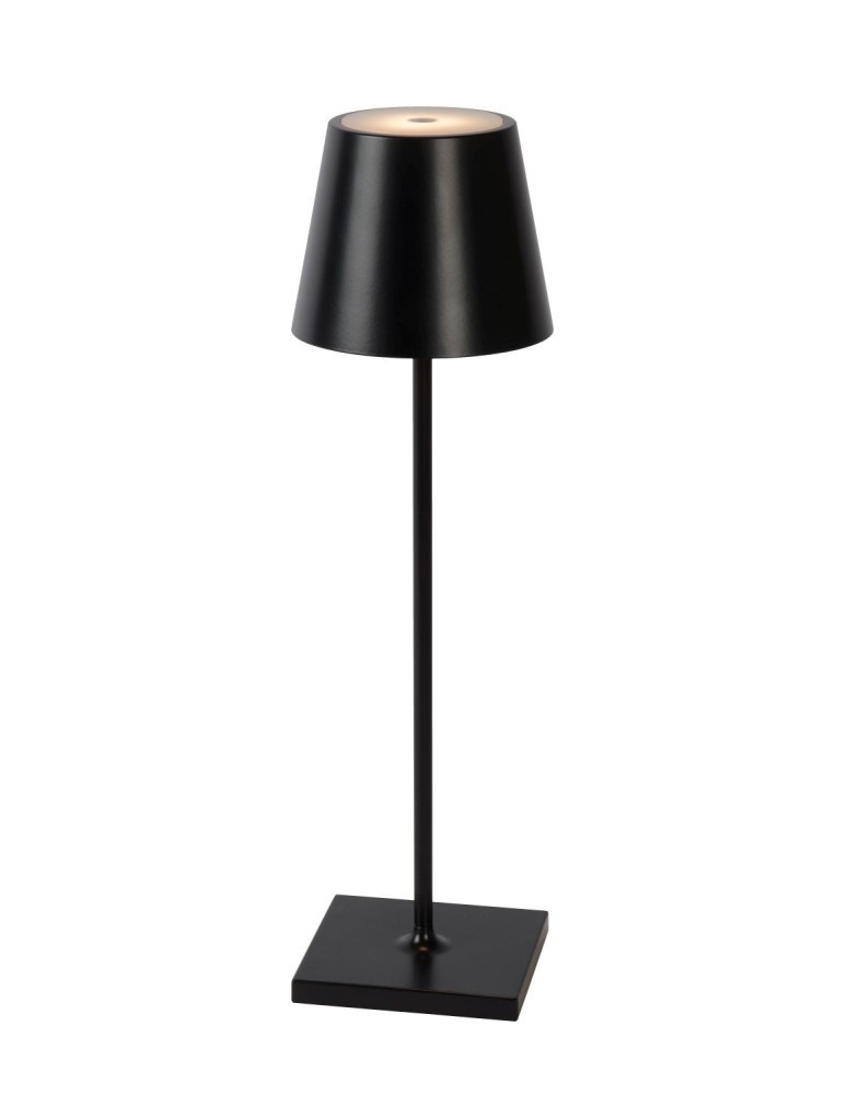 Lampy ogrodowe przenośne - Lucide JUSTIN Zewnętrzna Biurkowa LED 1x2.2W 2700-3000K IP54 Czarny 27888/04/30 - produkt kolory-swiatla.pl 1