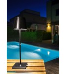 Lampy ogrodowe przenośne - Lucide JUSTIN Zewnętrzna Biurkowa LED 1x2.2W 2700-3000K IP54 Czarny 27888/04/30 - produkt 3