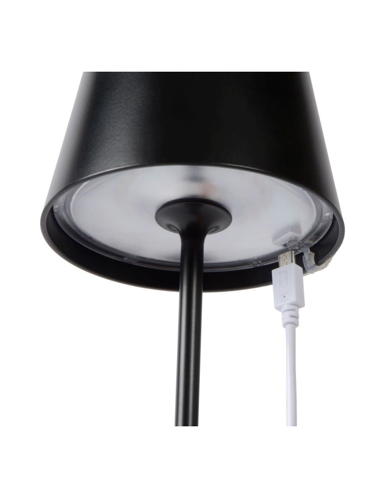 Lampy ogrodowe przenośne - Lucide JUSTIN Zewnętrzna Biurkowa LED 1x2.2W 2700-3000K IP54 Czarny 27888/04/30 - produkt kolory-swiatla.pl 5