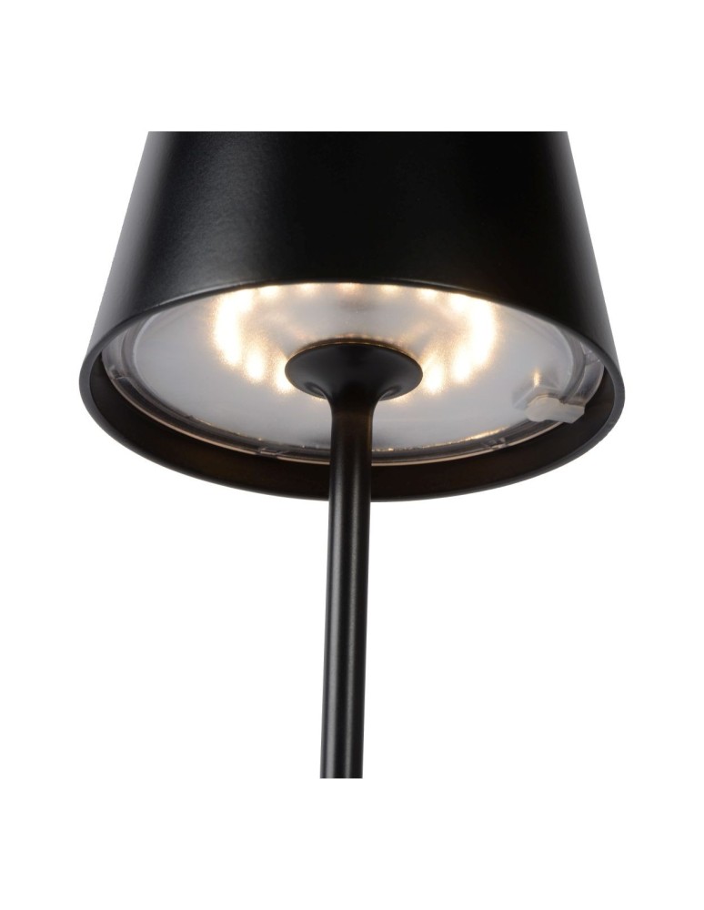 Lampy ogrodowe przenośne - Lucide JUSTIN Zewnętrzna Biurkowa LED 1x2.2W 2700-3000K IP54 Czarny 27888/04/30 - produkt kolory-swiatla.pl 6