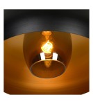 Lampy sufitowe loftowe - industrialne - Lucide SHARAN Sufitowa E27 1x60W Czarny/Szary 30186/38/30 - produkt 4