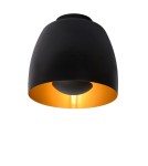 Lampy sufitowe - Lucide NOLAN Sufitowa E27 1x40W Czarny/Złoty Matowy/Mosiądz 30188/01/30 - produkt 1