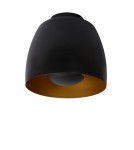 Lampy sufitowe - Lucide NOLAN Sufitowa E27 1x40W Czarny/Złoty Matowy/Mosiądz 30188/01/30 - produkt 2