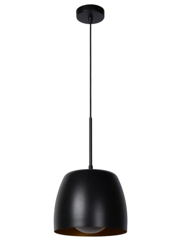 Lucide NOLAN Wisząca E27 1x40W Czarny/Złoty Matowy/Mosiądz 30488/01/30 - produkt 2