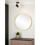 Reflektory sufitowe - Lucide FLORIS Sufitowa Reflektorowa GU10 1x35W Czarny/Złoty Matowy/Mosiądz 35913/01/30 - produkt 3