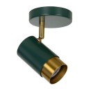 Reflektory sufitowe - Lucide FLORIS Sufitowa Reflektorowa GU10 1x40W Zielony/Złoty Matowy/Mosiądz 35913/01/33 - produkt 2