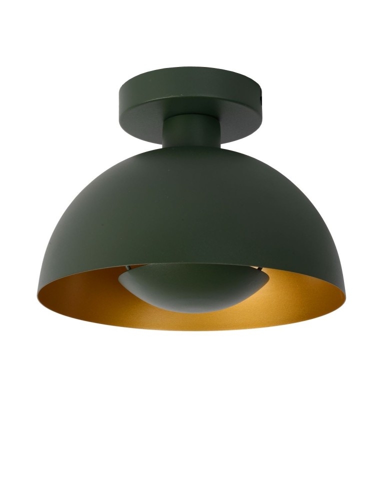 Lampy sufitowe loftowe - industrialne - Lucide SIEMON Sufitowa E27 1x40W Zielony 45196/01/33 - product kolory-swiatla.pl 2