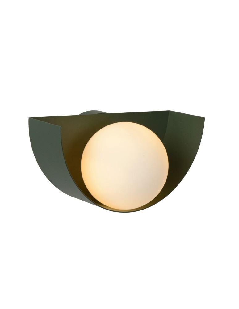 Lucide BENNI Ścienna G9 1x28W Zielony/Opal 45201/01/33