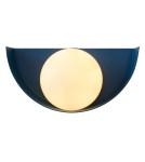 Kinkiety w stylu skandynawskim - Lucide BENNI Ścienna G9 1x28W Niebieski/Opal 45201/01/35 - produkt 4