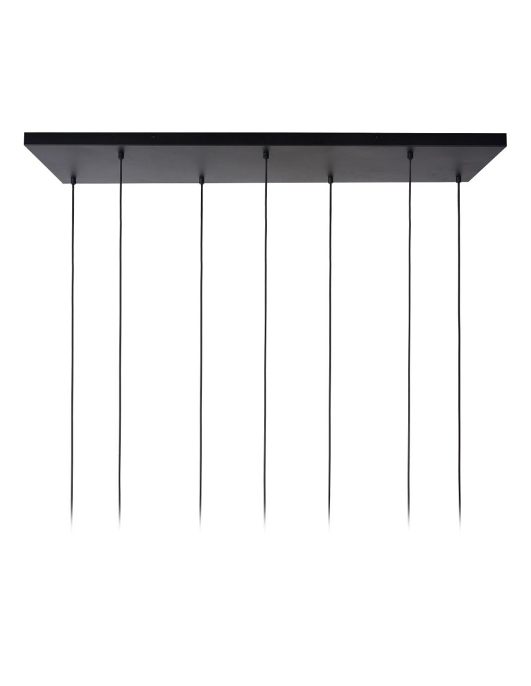 Lucide MALOTO Wisząca E27 7x40W Bursztynowy/Złoty Matowy/Mosiądz 45386/07/62