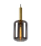 Lampy wiszące potrójne - Lucide JOANET Wisząca E27 3x40W Szary/Złoty Matowy/Mosiądz 45494/03/65 - produkt 5