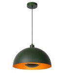 Lampy wiszące zielone - Lucide SIEMON Wisząca E27 1x40W Zielony/Złoty Matowy/Mosiądz 45496/01/33 - produkt 1