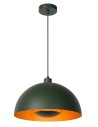 Lucide SIEMON Wisząca E27 1x40W Zielony/Złoty Matowy/Mosiądz 45496/01/33