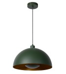 Lampy wiszące zielone - Lucide SIEMON Wisząca E27 1x40W Zielony/Złoty Matowy/Mosiądz 45496/01/33 - produkt 2