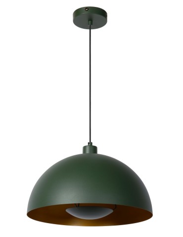 Lucide SIEMON Wisząca E27 1x40W Zielony/Złoty Matowy/Mosiądz 45496/01/33 - produkt 2
