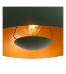 Lampy wiszące zielone - Lucide SIEMON Wisząca E27 1x40W Zielony/Złoty Matowy/Mosiądz 45496/01/33 - produkt 5