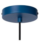 Lampy wiszące niebieskie - Lucide SIEMON Wisząca E27 1x40W Niebieski/Złoty Matowy/Mosiądz 45496/01/35 - produkt 3