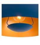 Lampy wiszące niebieskie - Lucide SIEMON Wisząca E27 1x40W Niebieski/Złoty Matowy/Mosiądz 45496/01/35 - produkt 5