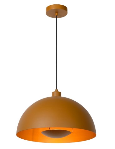 Lucide SIEMON Wisząca E27 1x40W Żółty/Złoty Matowy/Mosiądz 45496/01/44