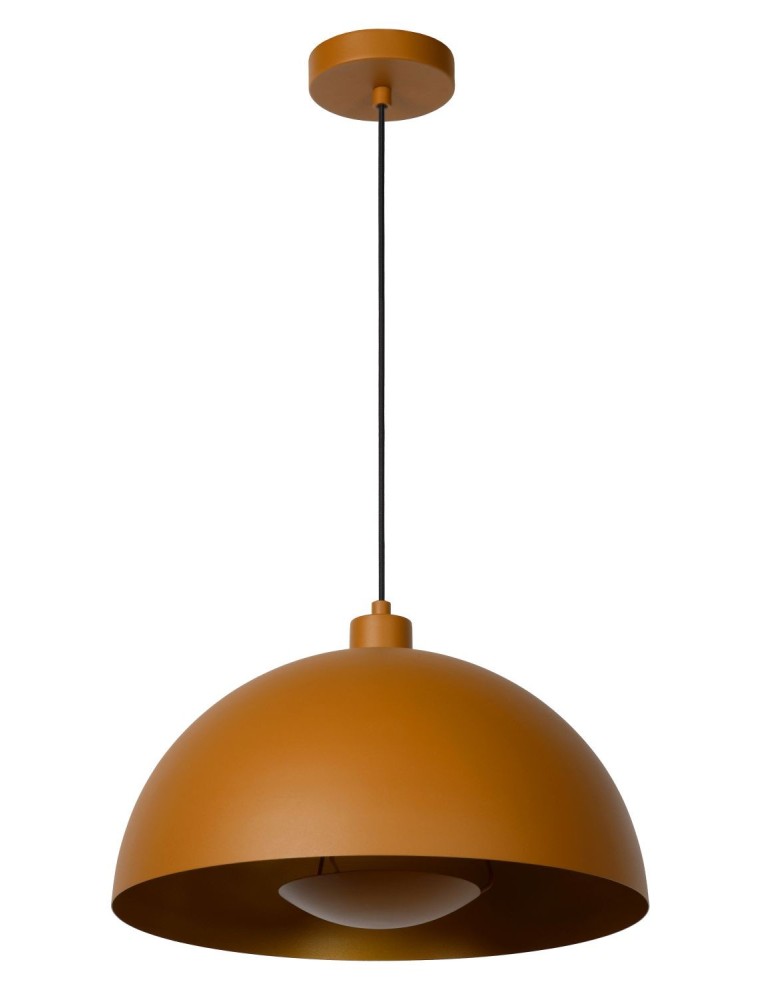 Lucide SIEMON Wisząca E27 1x40W Żółty/Złoty Matowy/Mosiądz 45496/01/44