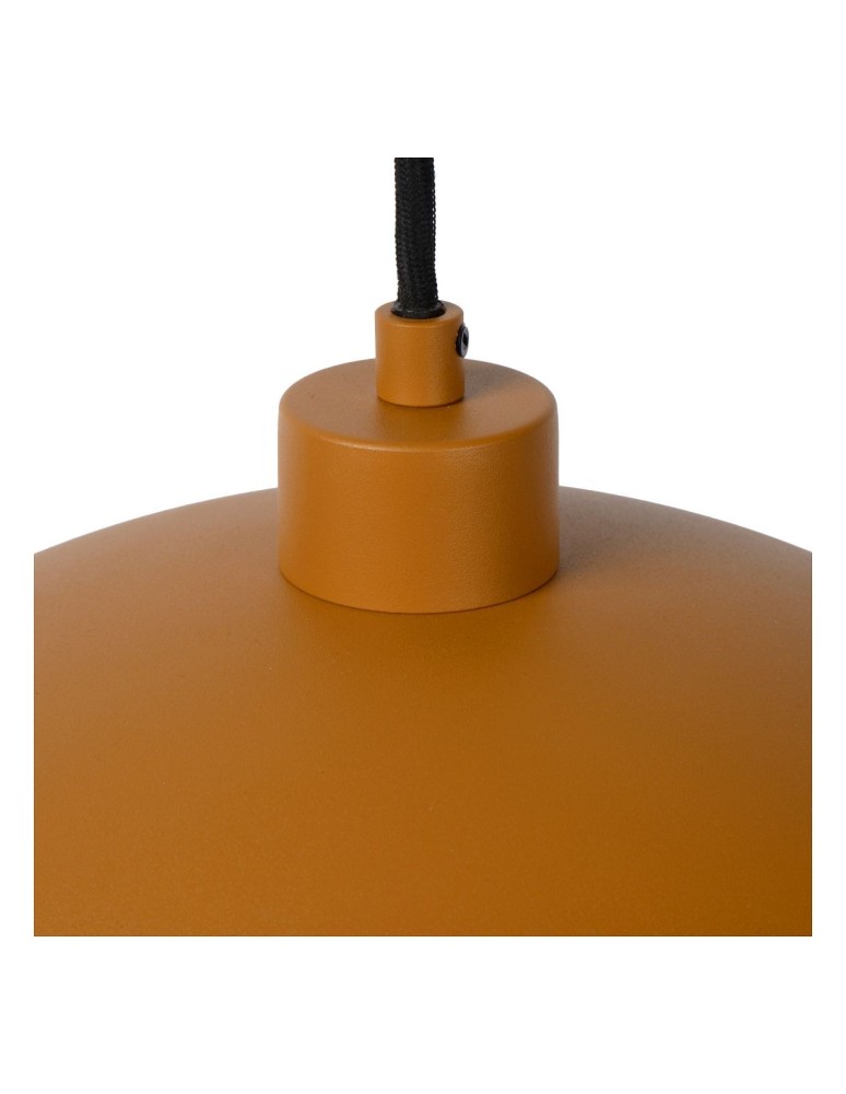 Lucide SIEMON Wisząca E27 1x40W Żółty/Złoty Matowy/Mosiądz 45496/01/44