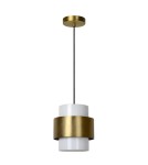 Lampy wiszące - Lucide FIRMIN Wisząca E27 1x40W Złoty Matowy/Mosiądz/Opal 45497/20/02 - product 2