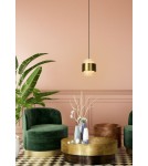 Lampy wiszące - Lucide FIRMIN Wisząca E27 1x40W Złoty Matowy/Mosiądz/Opal 45497/20/02 - product 3