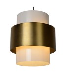 Lampy wiszące - Lucide FIRMIN Wisząca E27 1x40W Złoty Matowy/Mosiądz/Opal 45497/20/02 - product 7