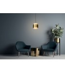 Lampy wiszące - Lucide FIRMIN Wisząca E27 1x40W Złoty Matowy/Mosiądz/Opal 45497/30/02 - product 4