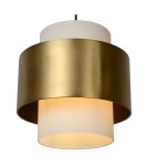 Lampy wiszące - Lucide FIRMIN Wisząca E27 1x40W Złoty Matowy/Mosiądz/Opal 45497/30/02 - product 7