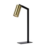 Lampy stołowe do czytania - Lucide SYBIL Biurkowa GU10 1x35W Czarny/Złoty Matowy/Mosiądz 45599/01/30 - product 1