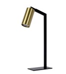 Lampy stołowe do czytania - Lucide SYBIL Biurkowa GU10 1x35W Czarny/Złoty Matowy/Mosiądz 45599/01/30 - product 2