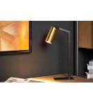 Lampy stołowe do czytania - Lucide SYBIL Biurkowa GU10 1x35W Czarny/Złoty Matowy/Mosiądz 45599/01/30 - product 3