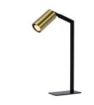 Lampy stołowe do czytania - Lucide SYBIL Biurkowa GU10 1x35W Czarny/Złoty Matowy/Mosiądz 45599/01/30 - product 6