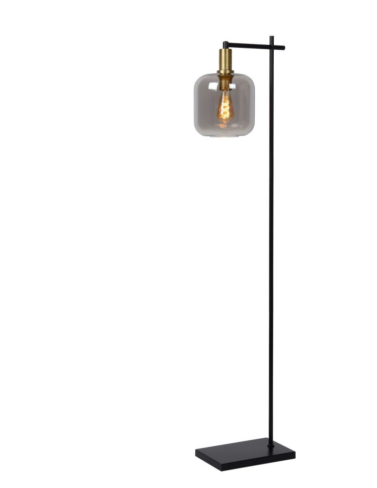 Lampy podłogowe - Lucide JOANET Podłogowa E27 1x40W Szary/Czarny 45794/01/65 - produkt kolory-swiatla.pl 1