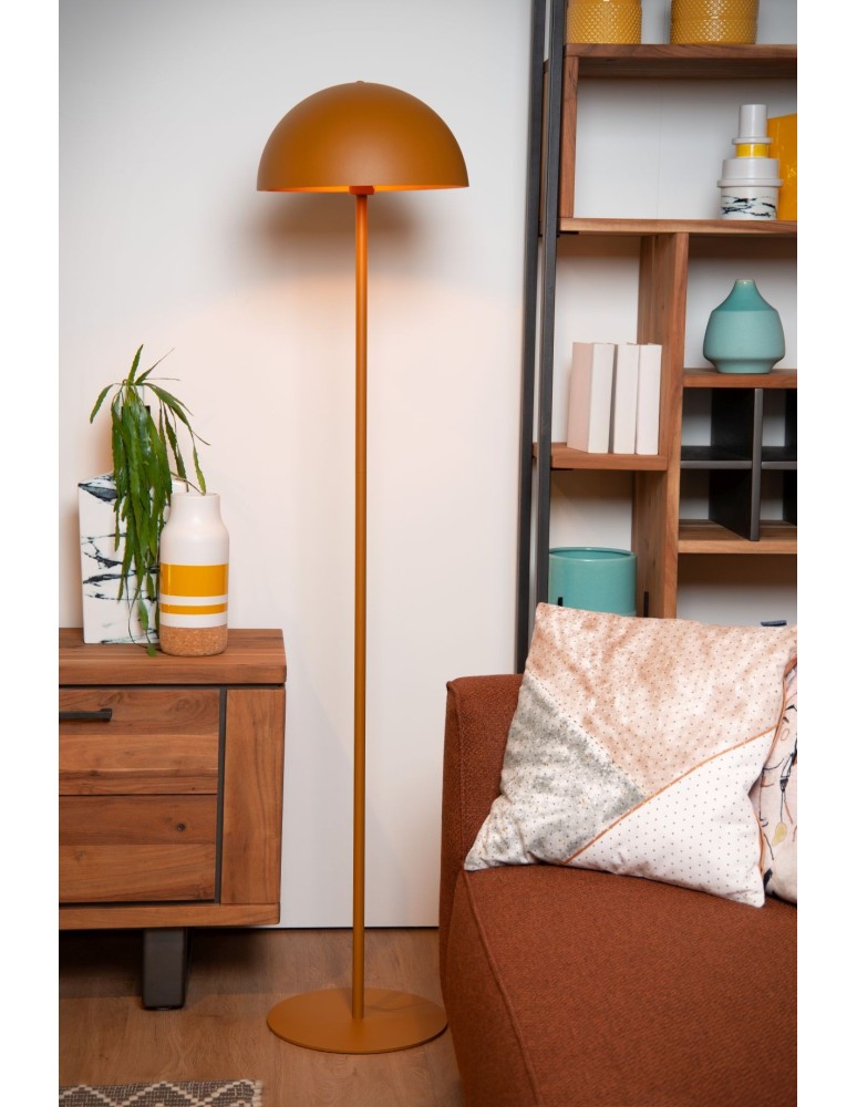 Lampy podłogowe młodzieżowe - Lucide SIEMON Podłogowa E27 1x40W Żółty 45796/01/44 - produkt kolory-swiatla.pl 4